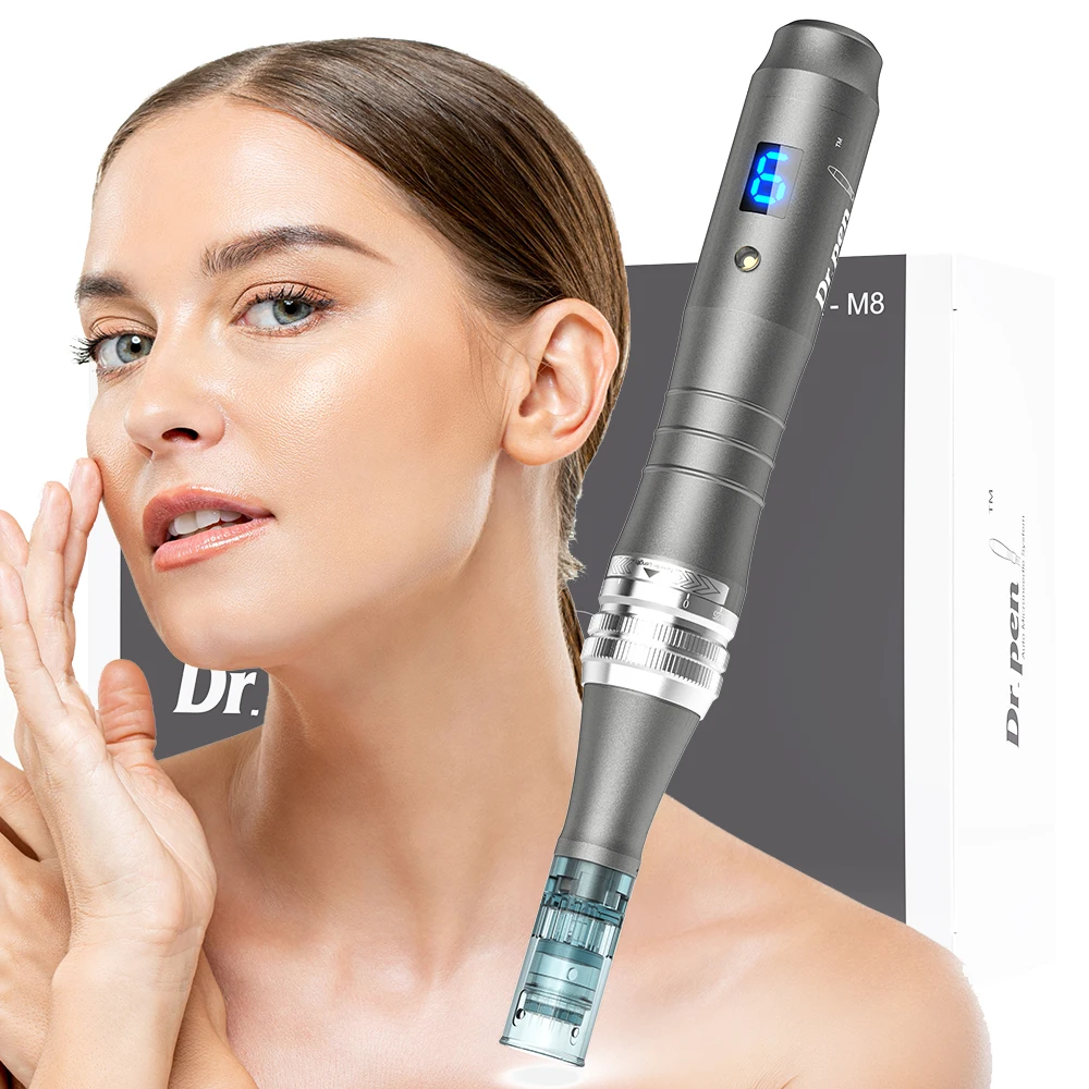autentico-dr-pen-ultima-m8-microneedling-con-2-uds-16-agujas-cuidado-facial-inalambrico-derma-pen-beuty-machine