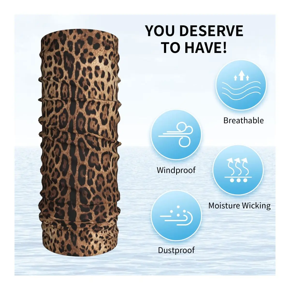 النمر الفهد الجلد الحيوان طباعة نمط باندانا الرقبة الجراب يندبروف الوجه وشاح غطاء النساء الرجال عقال أنبوب بالاكلافا