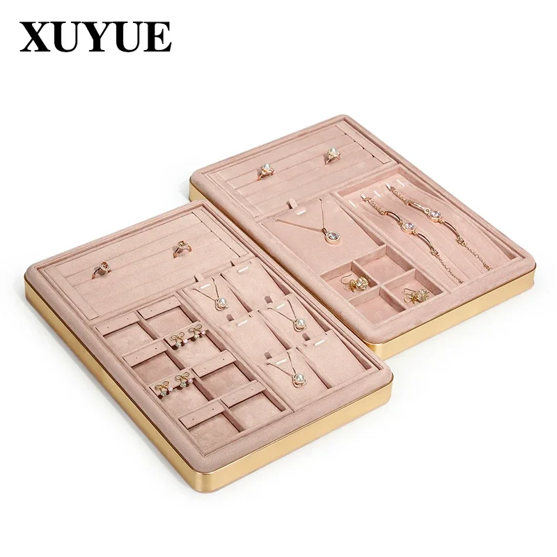 Jewelry tray jewelry swing plate necklace ring earring combination set plate jewelry live jewelry jewelry tray