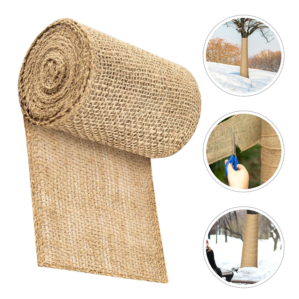 Premium Burlap Tree Protector 20Cm X 5M Reusable Garden Trunk Wrap For Frost Winter Protection Bark Repair Deer