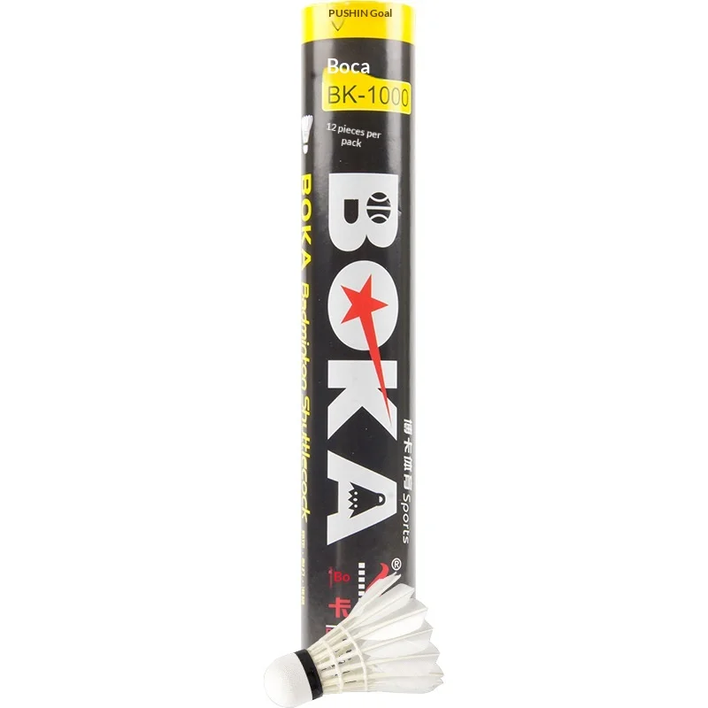

Genuine Badminton 3/6/12 Equipped Indoor Outdoor Competition Training Professional Resistance Play Non-standard White Goose