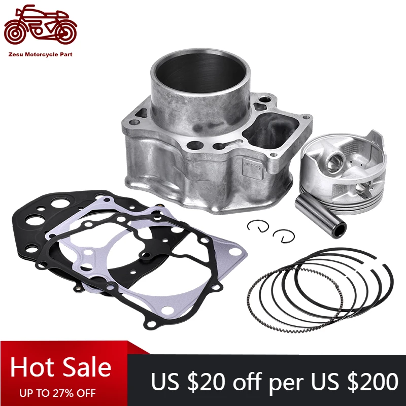 Motorcycle Engine Spare Parts Cylinder Head Piston Ring Kit for HONDA FOURTRAX RANCHER 420 TRX420 TRX 420 TM7 TE8 12100-HP5-600