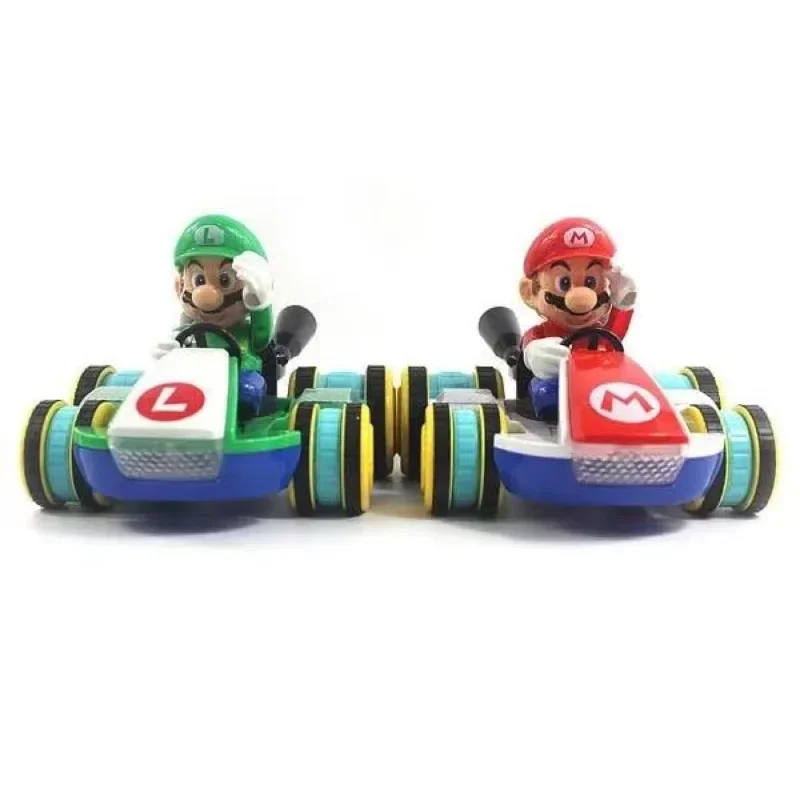 Super Marios Bros Toad Yoshi Luigi Remote Control Car with Music Lighting Rc Cars for Adults Kids Toys Kawaii Anime Rc Truck