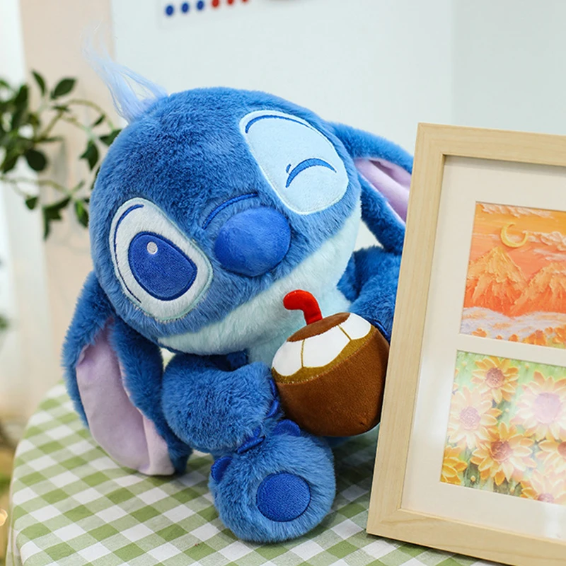 لعبة ديزني ستيتش القطيفة 30 سم، دمية كرتونية لطيفة، هدية عيد ميلاد الأطفال/عيد الميلاد، ديكور المنزل بجانب السرير/زينة الأريكة #3