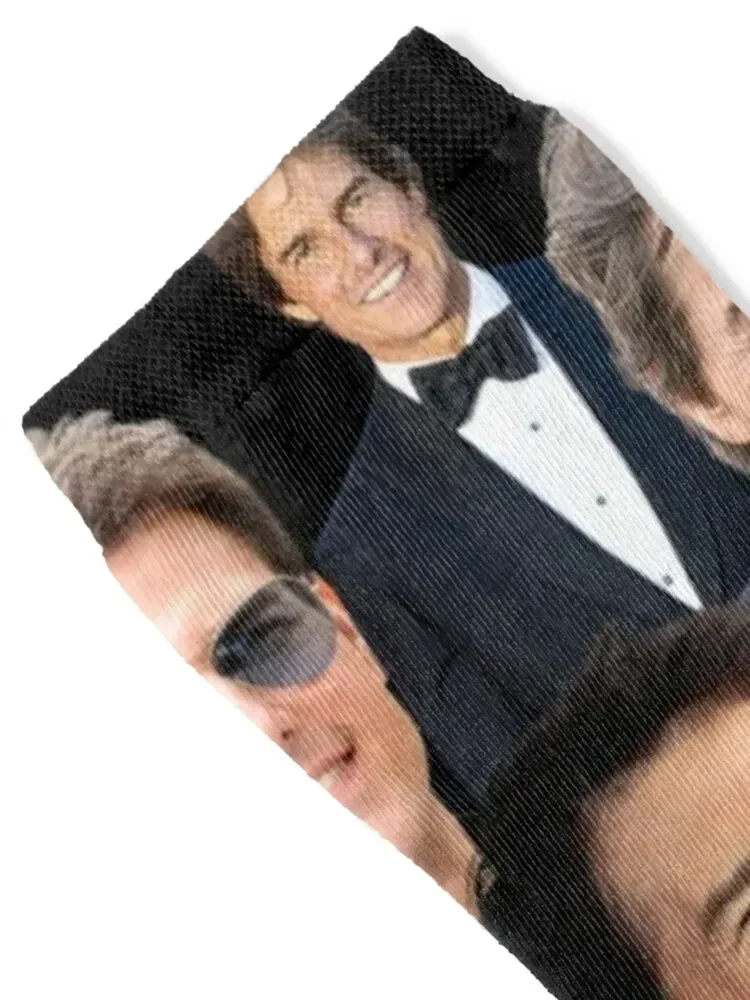 tom cruise photo collage Socks Sports anti-slip new in's Crossfit Socks Men's Women's