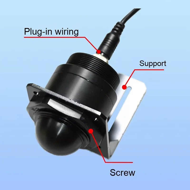 2026 80G Millimeter Wave Radar Level Sensor Non-Contact Liquid Level Detection Transmitter Water Gauge Range Finder