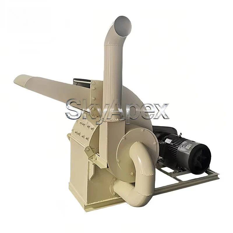 New agricultural wood scrap crusher sawdust milling machine edible fungus wood board breaker commercial grade