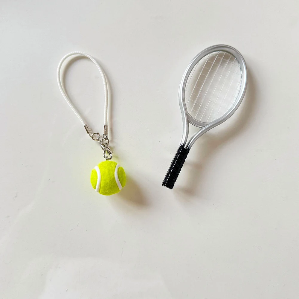 Accessories For Labubu Doll DIY Accessories Toy Labubu Tennis Set Mini Accessories Tennis Racket Model Doll Accessories