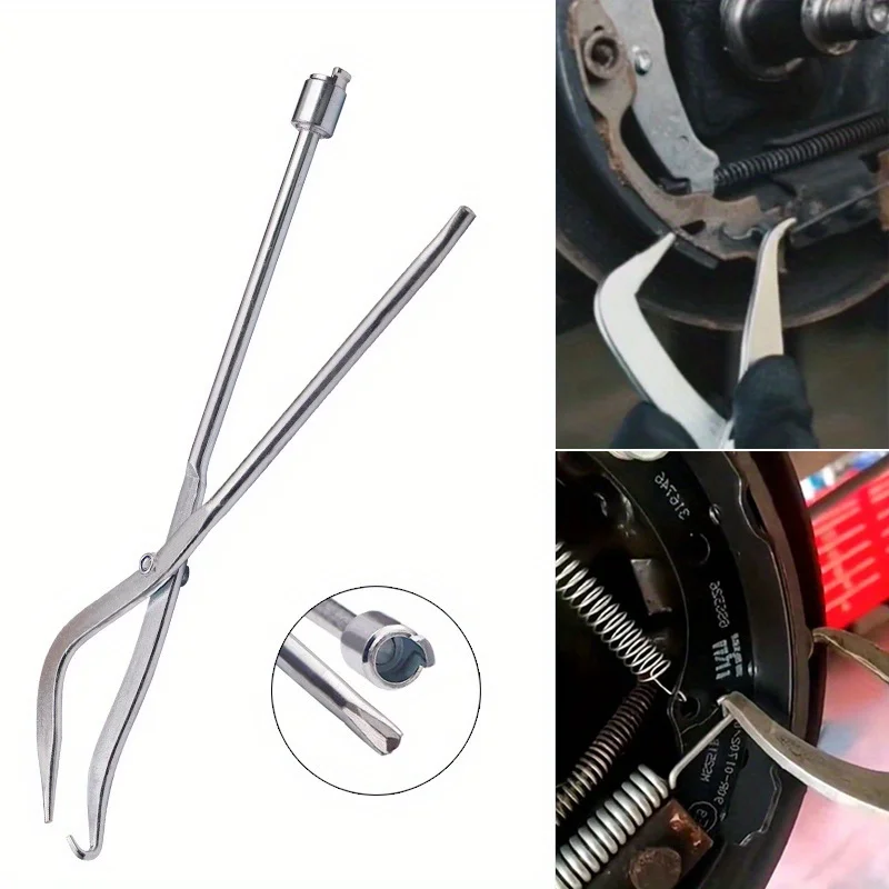 

1 Pc 33cm Car Vehicle Drum Brake Line Shoe Return Spring Plier Remover Car Installer Workshop Tools Repair Tool