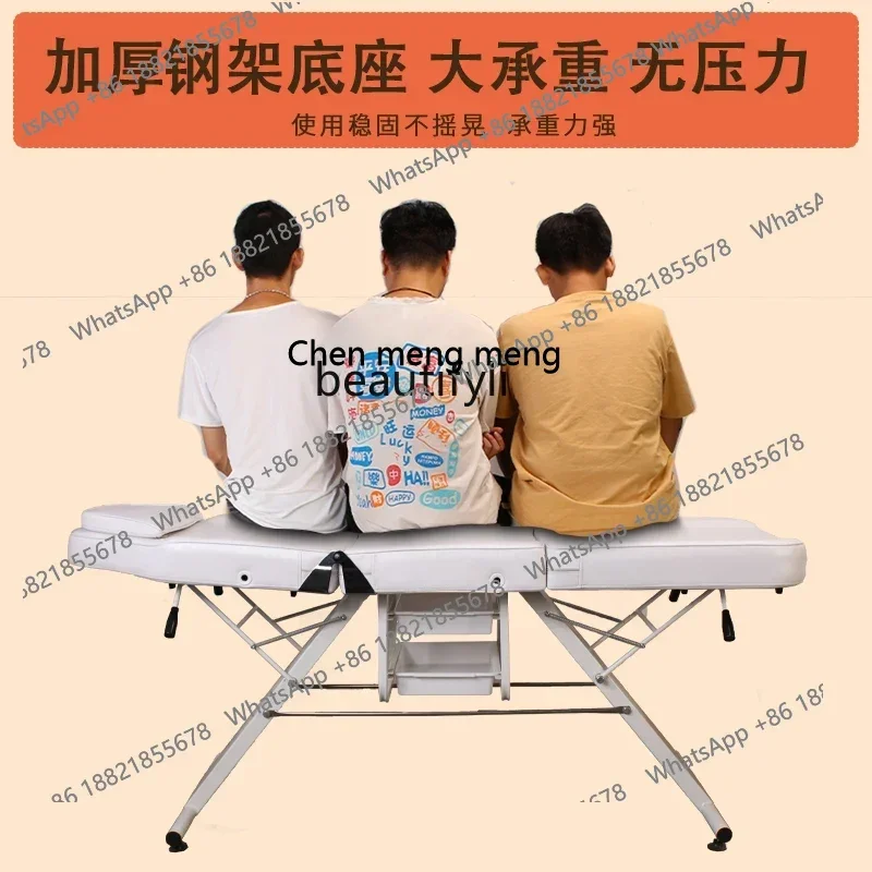 X  ss 8617 Embroidery tattoo bed and eyebrow tattoo bed High-end professional beauty Spa massage, body bed
