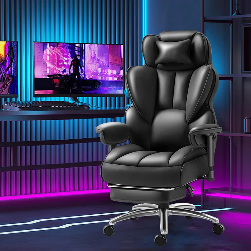 Ergonomic Gaming Chair Sofa Armchair Lumbar Support Height Adjustable Armrest Waterproof-Dorm Live Stream Broadcasting Chair for