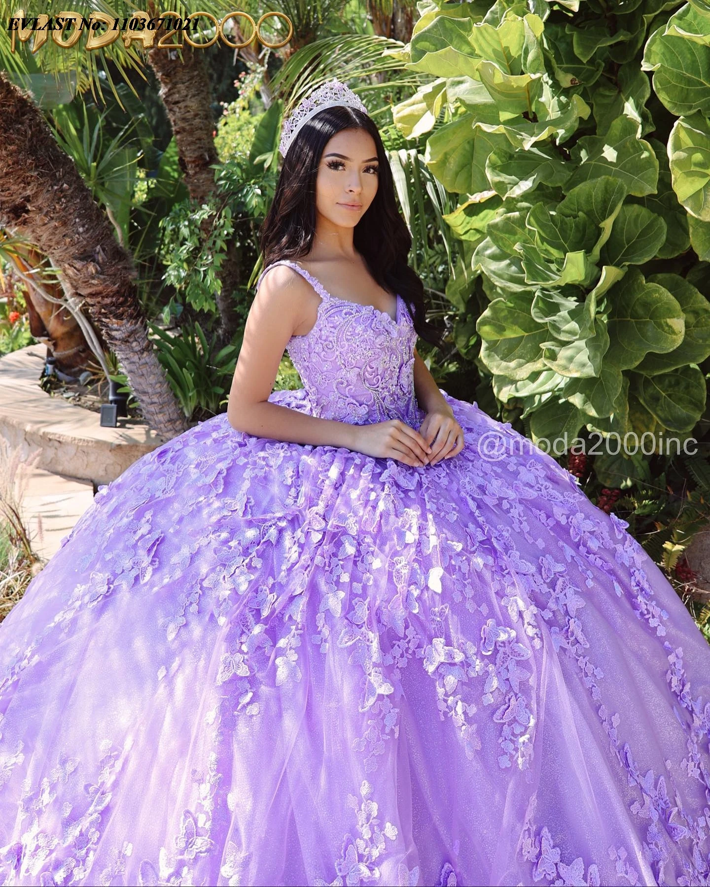 Evolt personalizado lavanda roxo quinnceanera vestido de baile renda applique miçangas mexicano doce 16 vestidos de 15 anos sq486