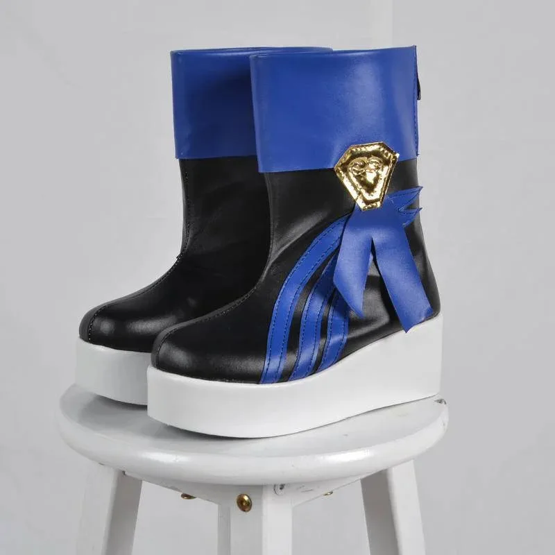 Sisi 2233【Wetrose】Honkai Star Rail zapatos de Cosplay Bailu Silver Wolf Yukong FuXuan Herta Seele 7 de marzo hoja Fu Xuan Himeko bota