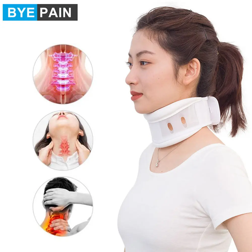 

1Pcs Cervical Neck Brace Collar with Chin Support for Stiff Relief Cervical Collar Correct Neck Support Pain Bone Care Health