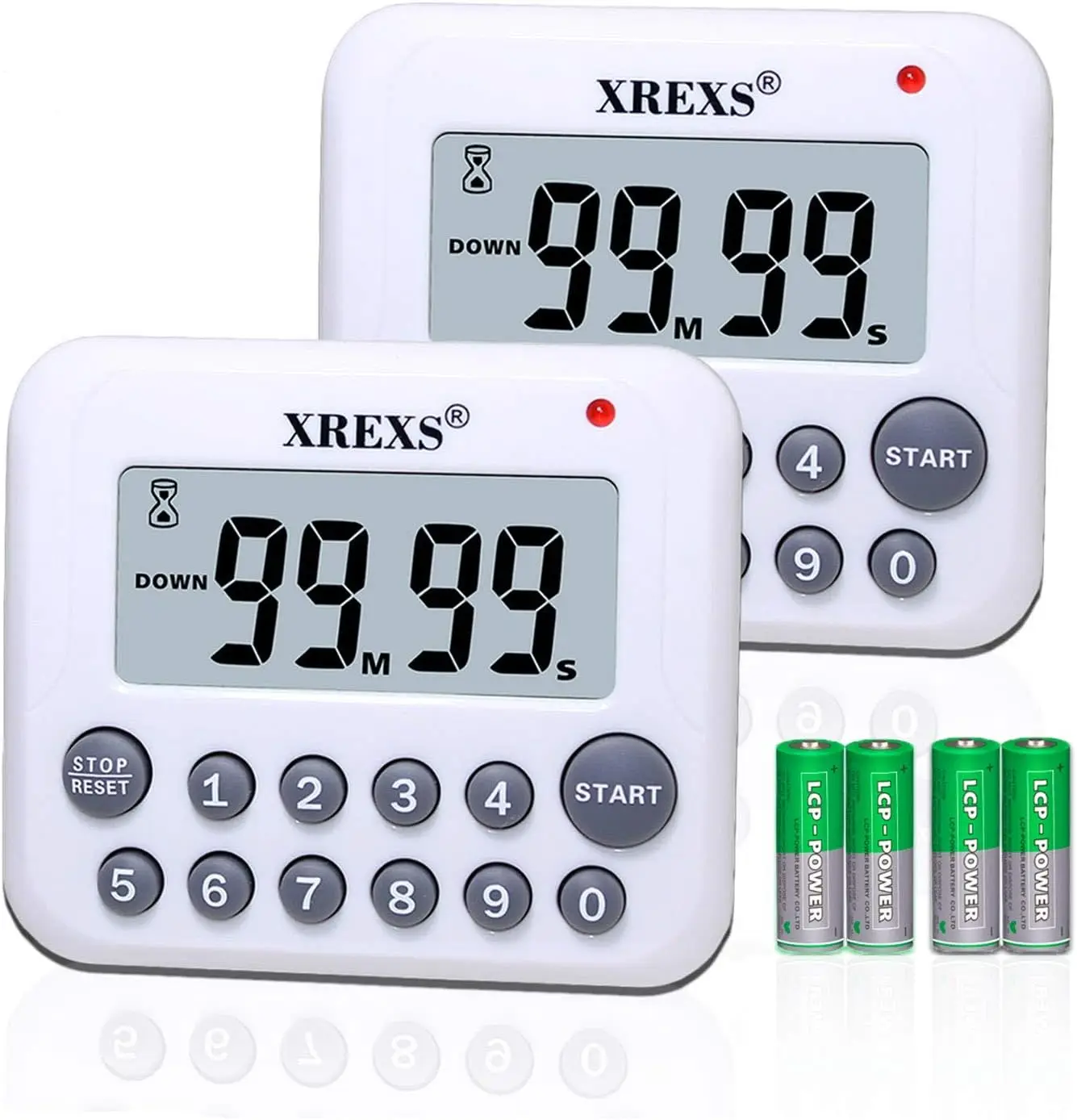 Large-LCD Magnetic Kitchen Countdown Timer