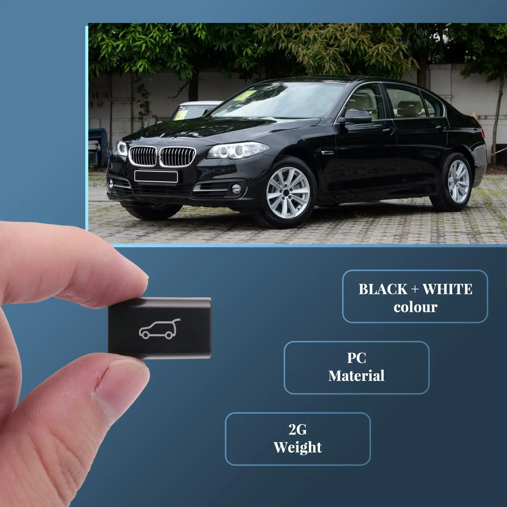 Osłona przycisku przełącznika tylnej klapy bagażnika do BMW X5 E70 2006-2013 X6 E71 2008-14 SQ