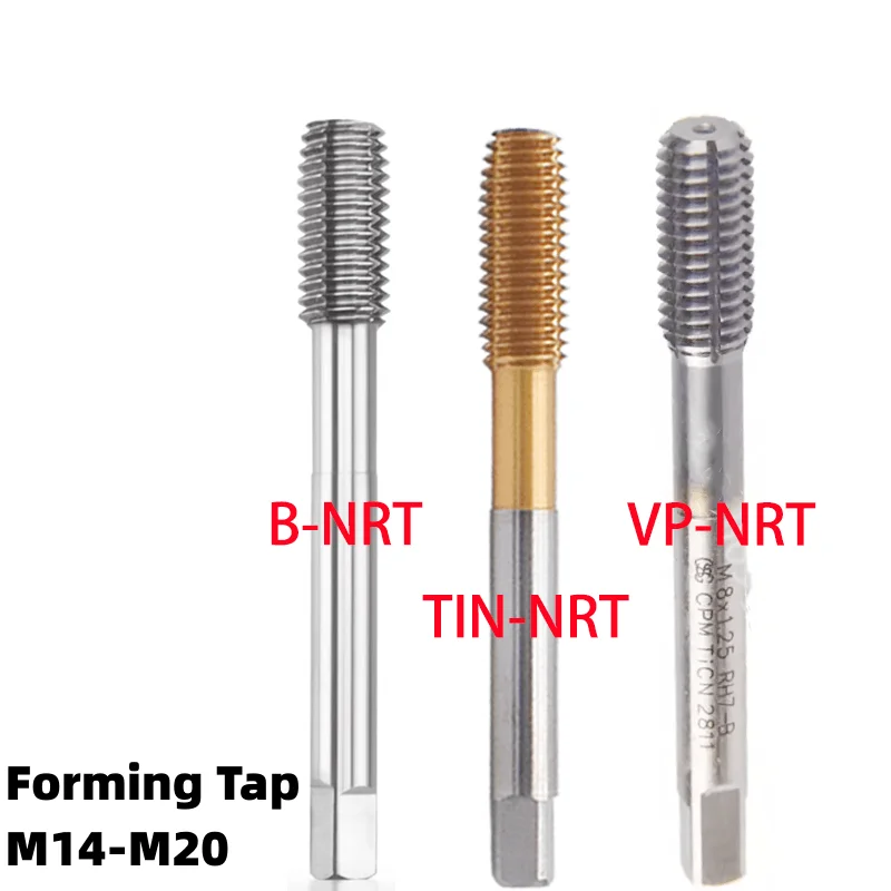 

1pcs Forming Tap With TIN/TICN M14 M16 M18 M20 X1 1.5 2.5 2 Machine Screw Thread Taps