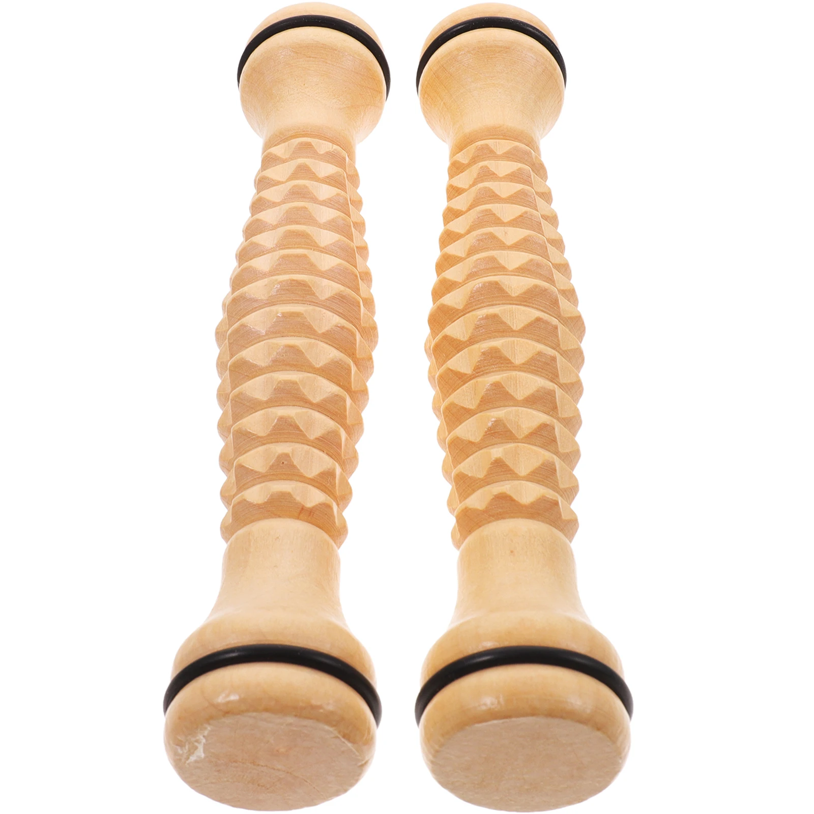 

2pcs Massage Wheel Portable Handheld Wooden Lightweight Muscle Roller for Back Neck Massagers Body Tool Custom