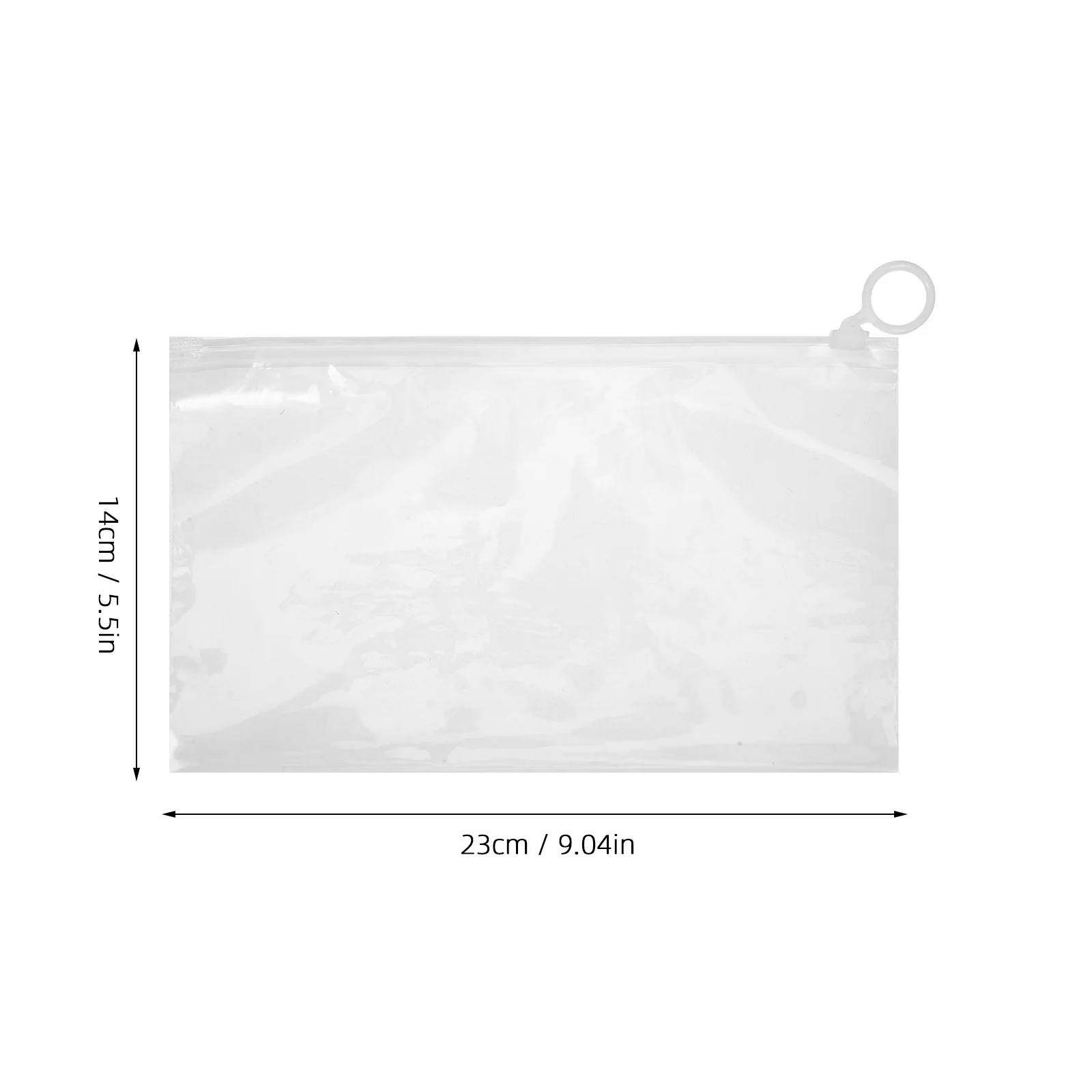 20 قطعة أكياس قلم رصاص تصميم سحاب سعة كبيرة منظم قرطاسية محمول خفيفة الوزن أكياس تخزين القلم المضادة للخدش قلم رصاص #4