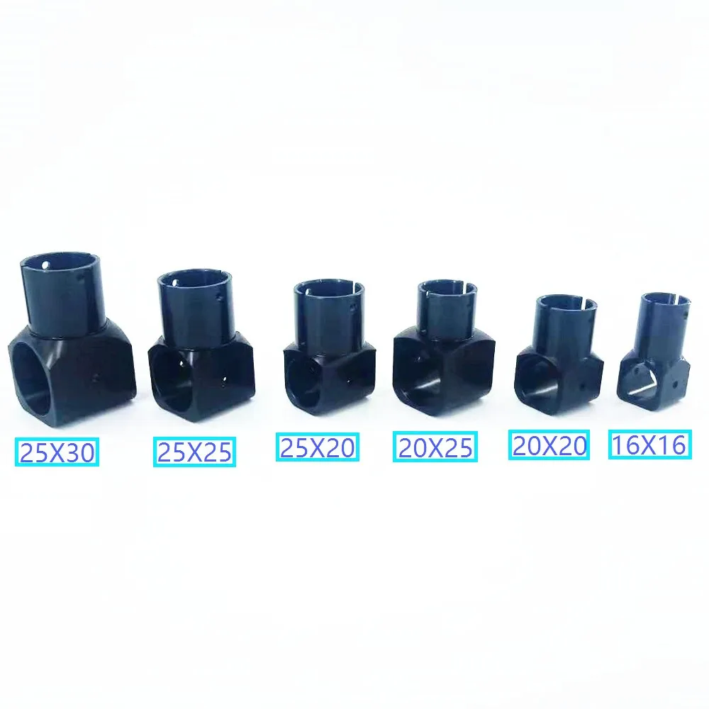 

Multi-axis tripod connection piece, metal three-way fitting, aerial photography agricultural drone accessory, aluminum tube land