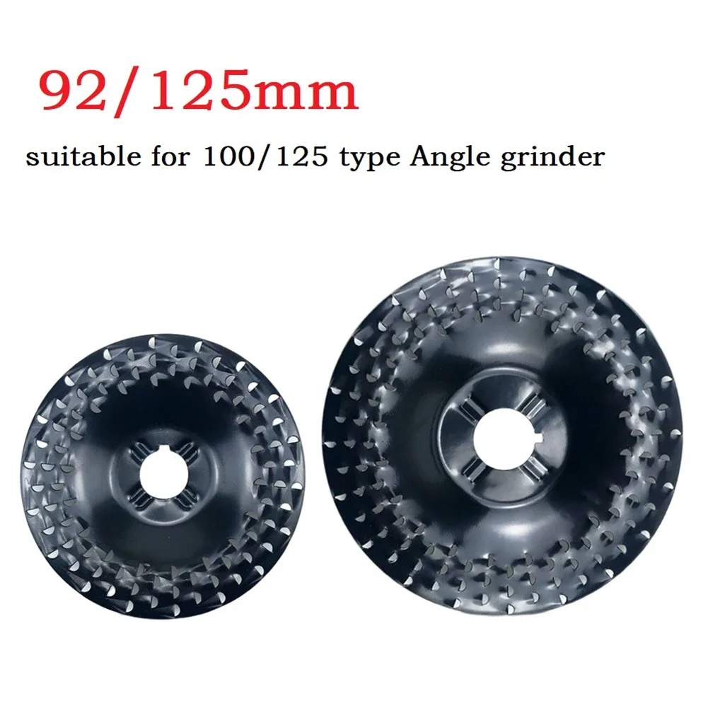 Disco per smerigliatrice da 92mm/125mm disco per molatura del legno dischi abrasivi per smerigliatrici angolari per la lavorazione della plastica del legno sbavatura rifilatura