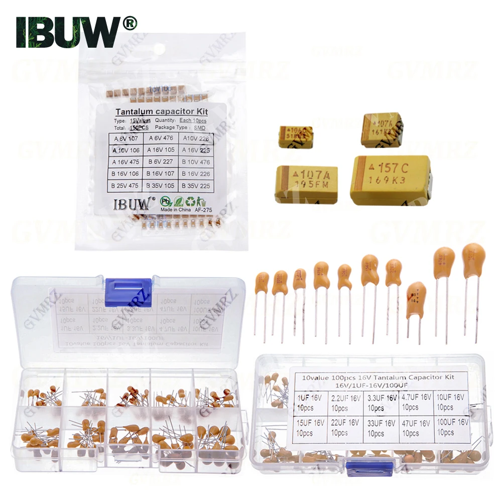 

Танталовый конденсатор DIP SMD комплект 0,1 мкФ 1 мкФ 2,2 мкФ 4,7 мкФ 10 мкФ 22 мкФ 33 мкФ 47 мкФ 100 мкФ 220 мкФ 330 мкФ