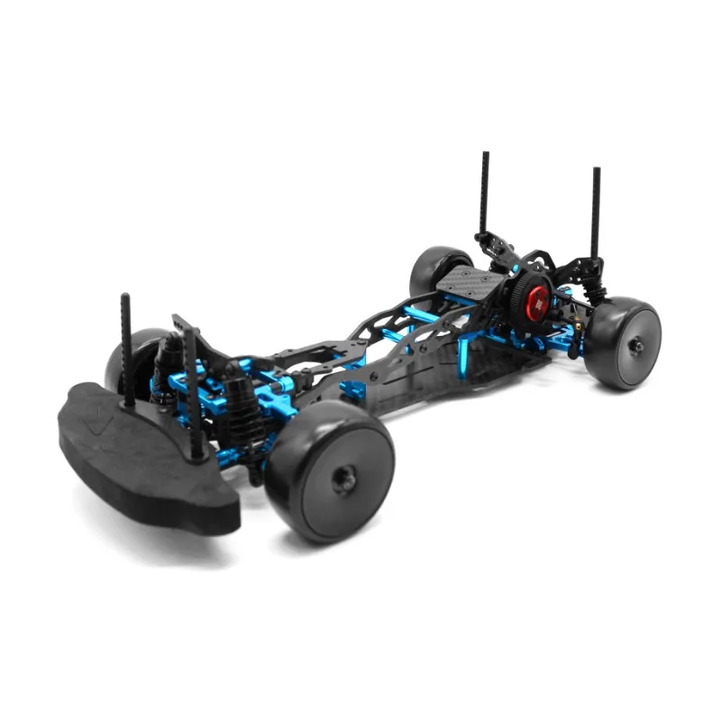 

Комплект шасси RC Drift Car в масштабе 1/10 — комплект обновлений с приводом заднего колеса (RWD) среднего двигателя P70380 для индивидуальной сборки