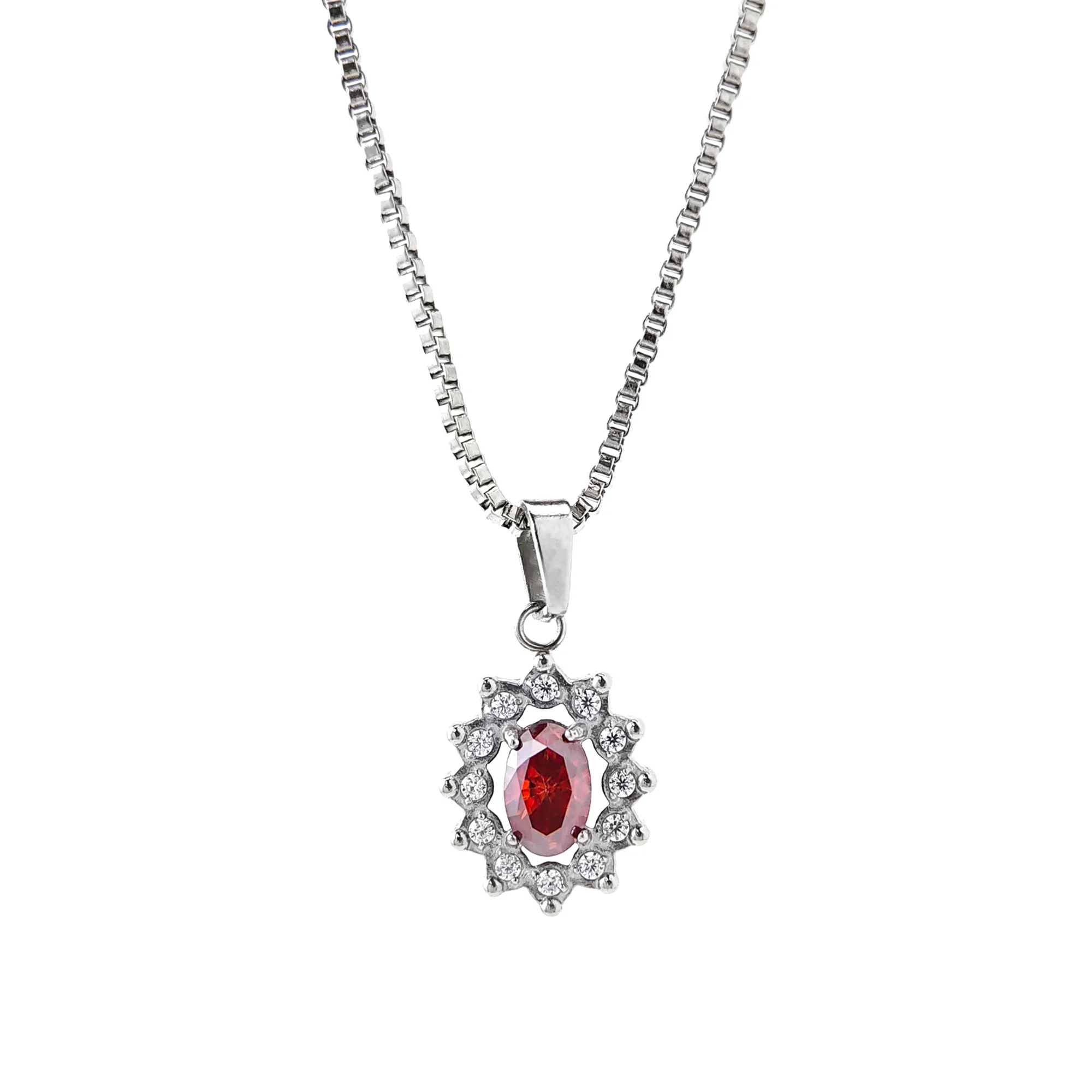 

Роскошное ожерелье с подвеской из синтетического муассанита весом 0,5 карата, идеально подходит для ношения на День святого Валентина, чтобы подчеркнуть естественную красоту.