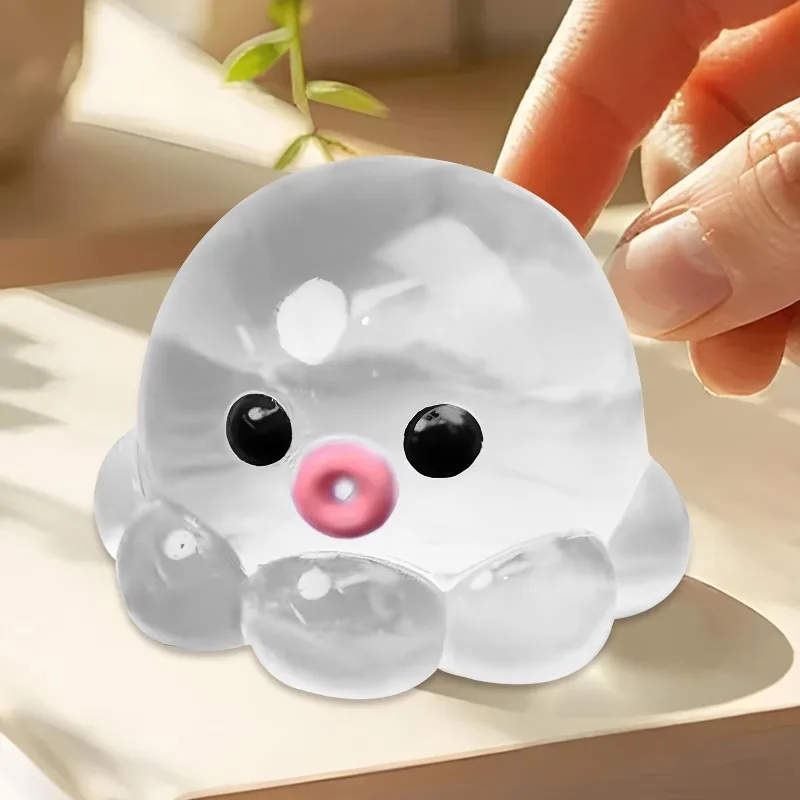Fun Party Gift Squishy Bubble Pop Fidget Toy,  Anti-Anxiety Toy for Adults KidsSqueeze Sensory Ball & Octopus Popper