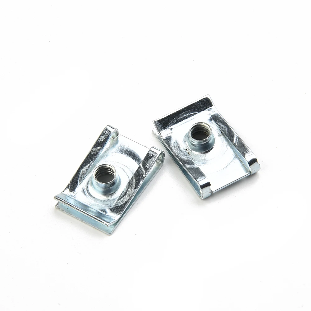 Steel Plated Spring Nuts Clip U M5 M6 with Metric Thread for Use in Fairing Panel and Speed Chimney Applications