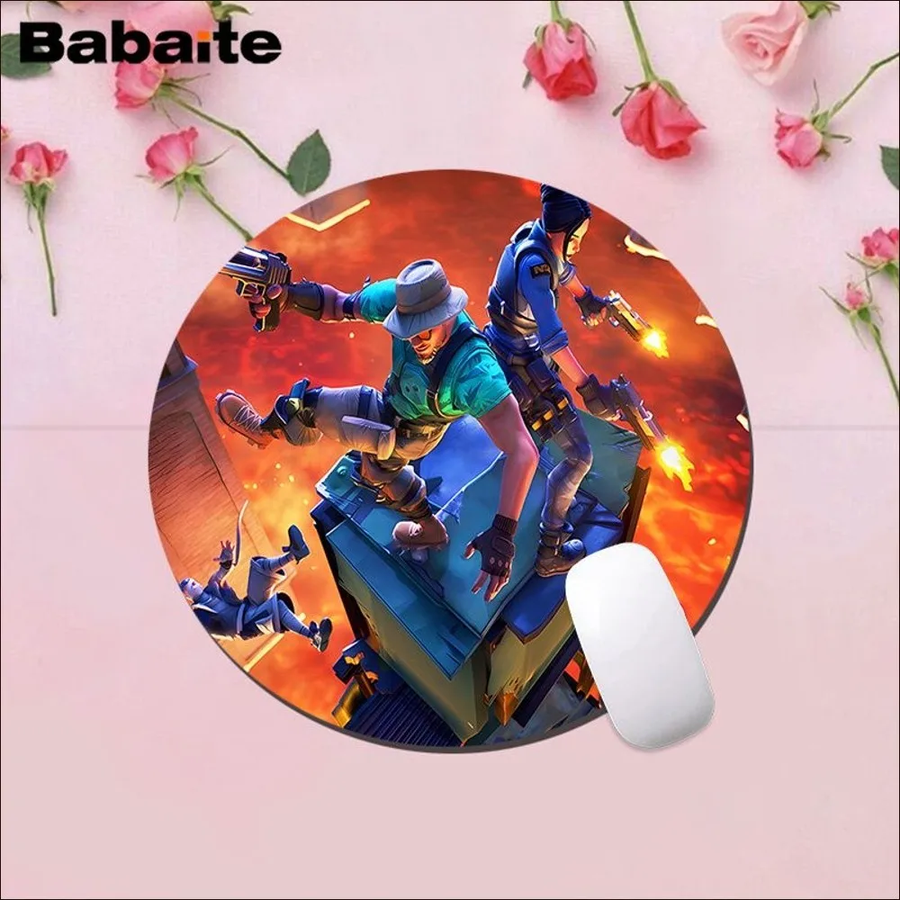 Cartoon B-Battle-R-Royales-F-Fortnites Mousepad DIY Round Thickened Oversized Gaming Keyboard Table Set Accessories Desktop Mat