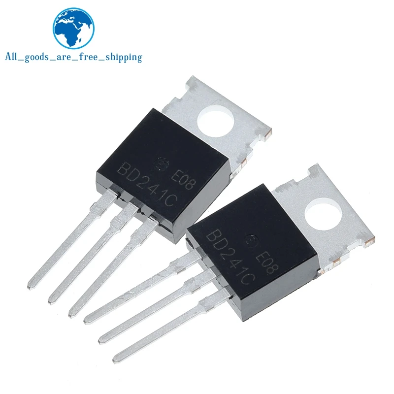 TZT 10PCS BD241C BD241 Voltage Regulation Module