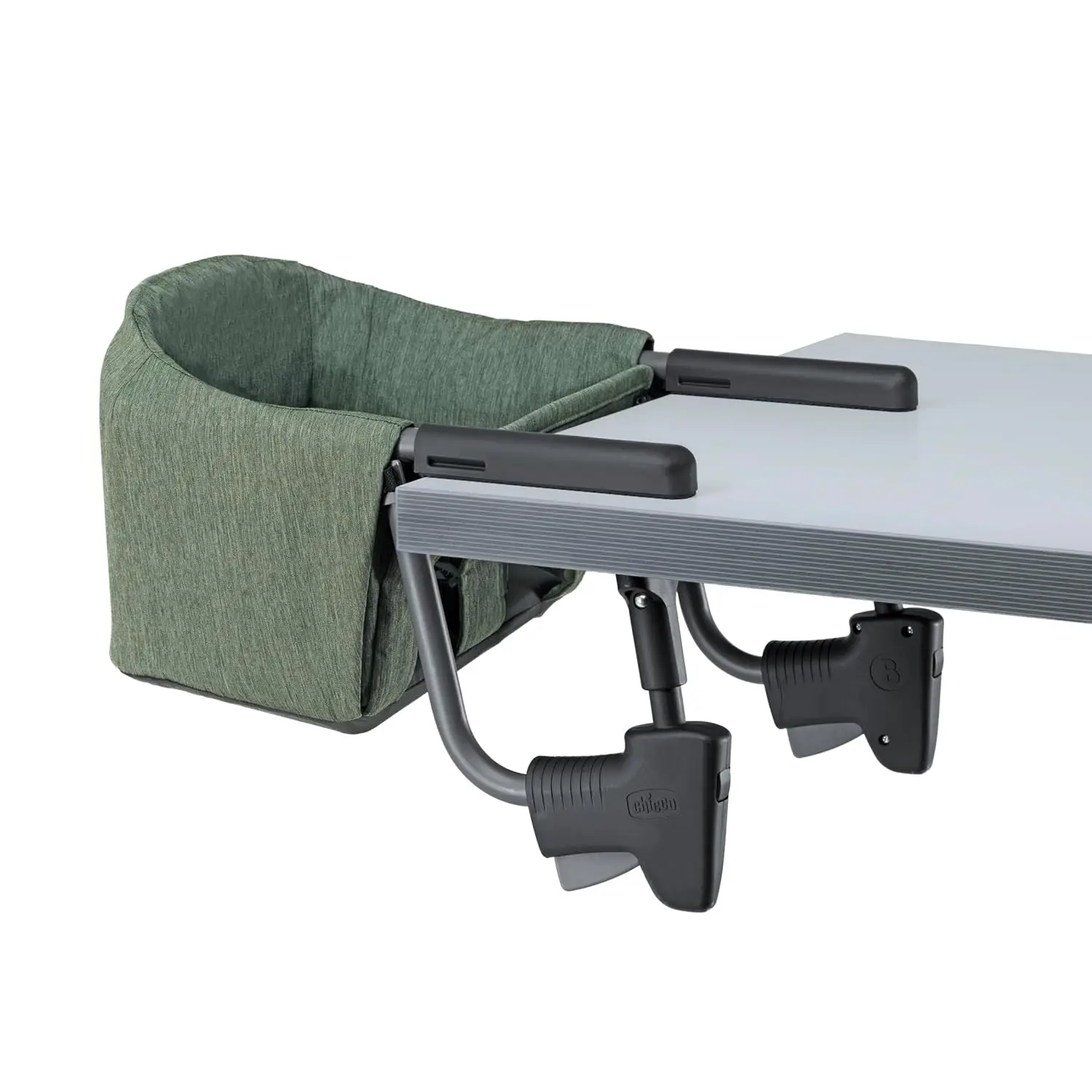 

Hook-On High Chair, Portable High Chair for Babies and Toddlers, Sets up in Seconds | Moss/Green