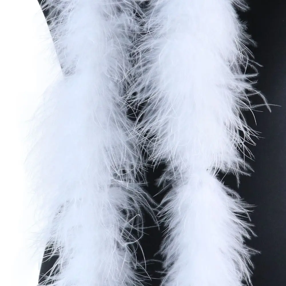 Craft Fancy Dress Christmas Tree Cosplay Wedding Supplies Fluffy Feather Boa Strip Apparel Fabric Feathers Grament Accessaries