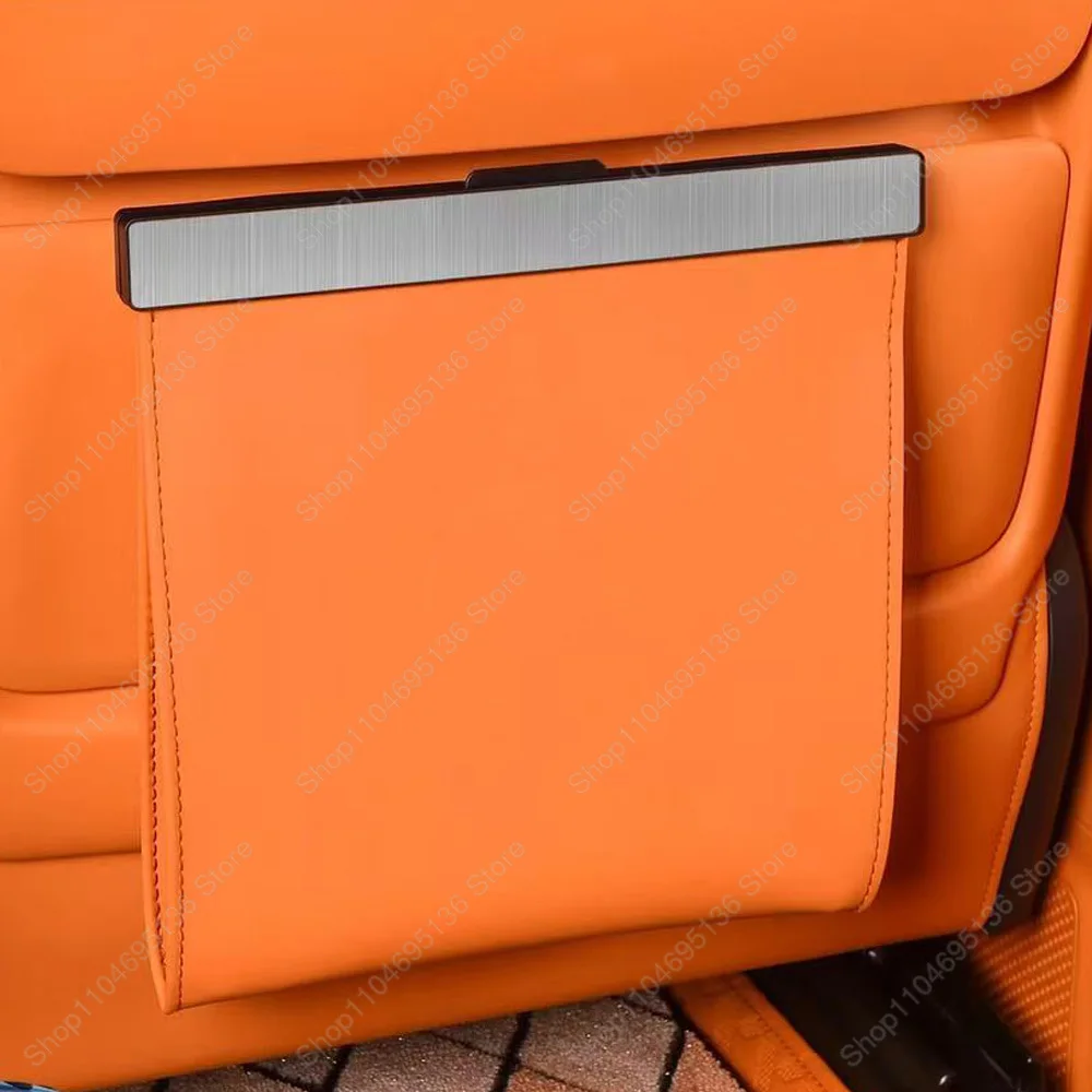 new！for-lynk-co-900-car-garbage-bag-magnetic-suction-hidden-anti-kick-pad-car-interior-modification-accessories