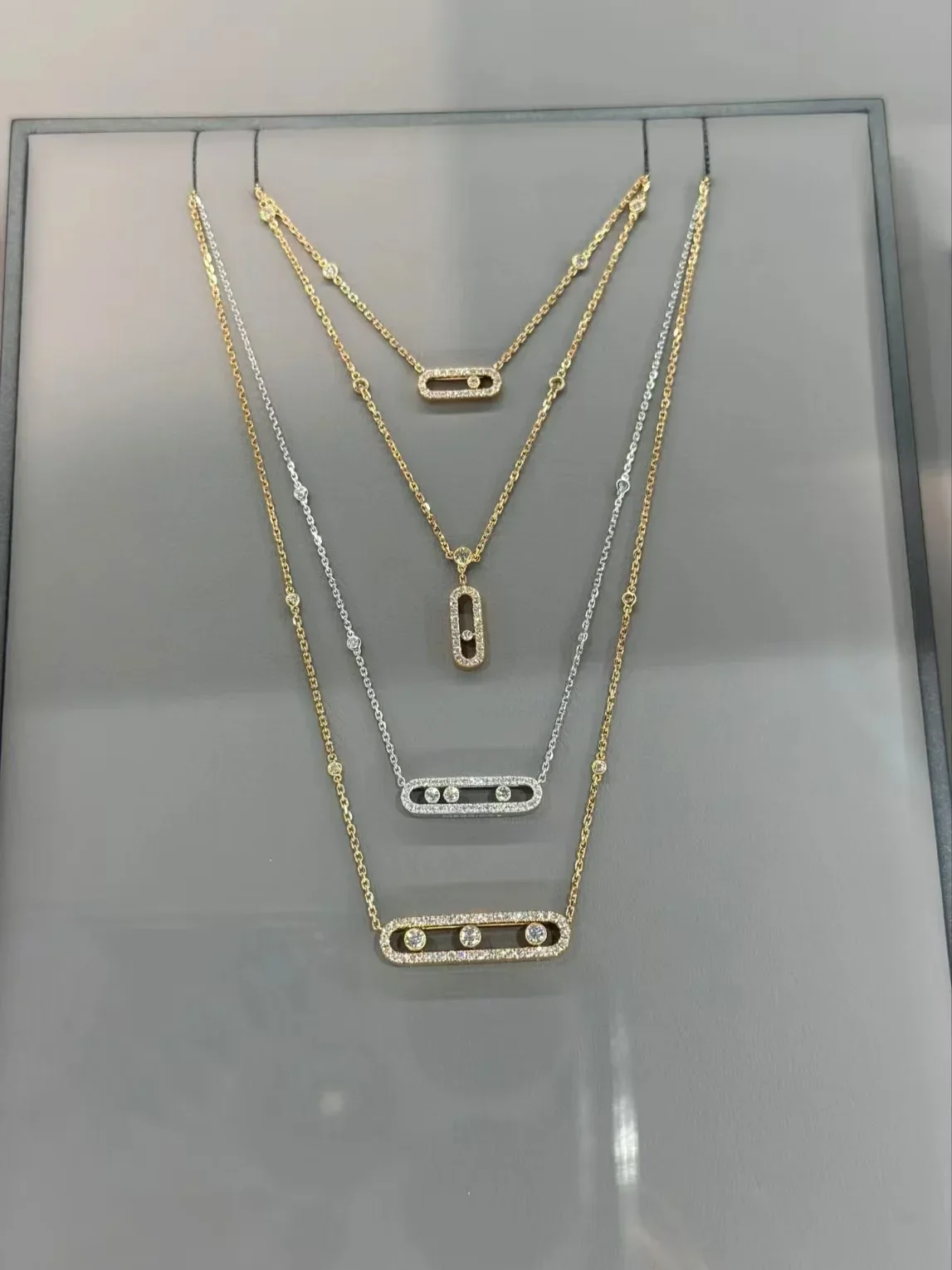 

Популярные классические мобильные ожерелья с одним бриллиантом S925, ожерелье из чистого серебра MOVE UNO, модные модные оригинальные ювелирные изделия, лучший подарок