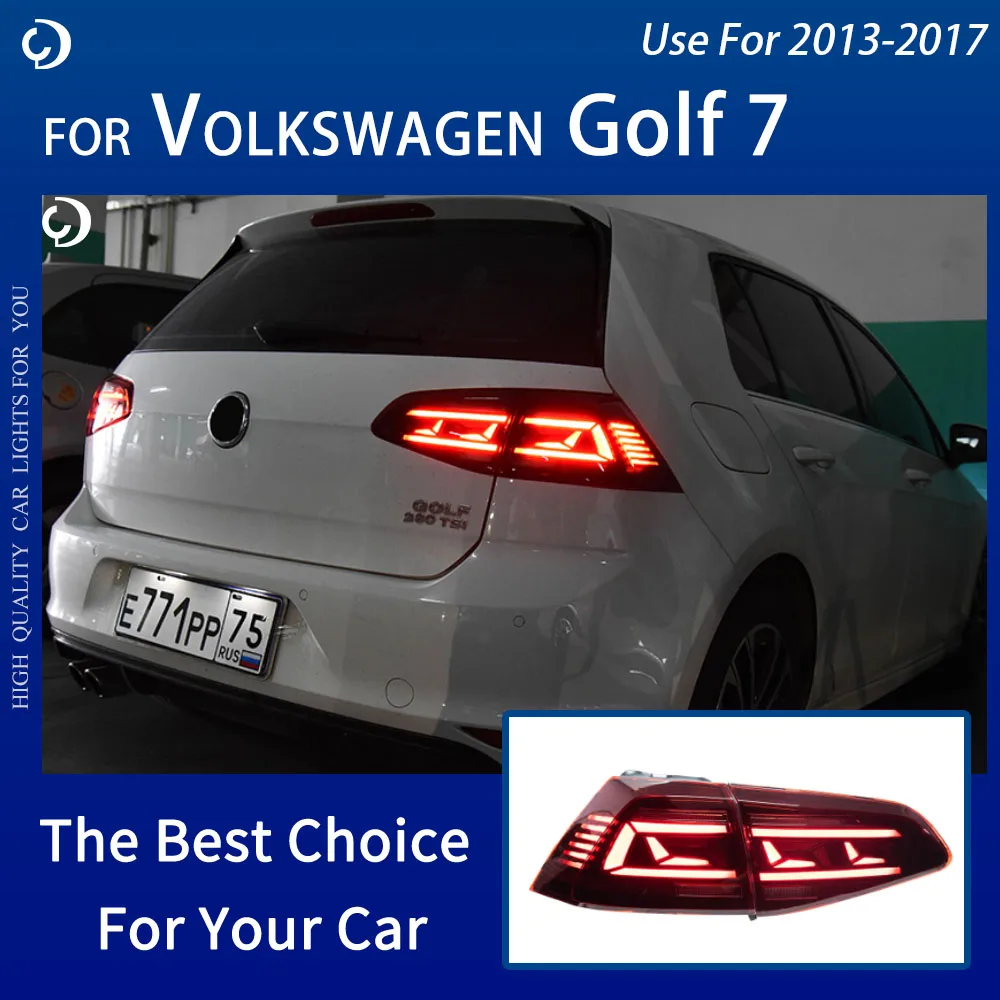 

Задние фонари для VW Golf 7 MK 7 2013-2017, обновленные светодиодные задние фонари в стиле Magotan, светодиодные автомобильные задние фонари, аксессуары