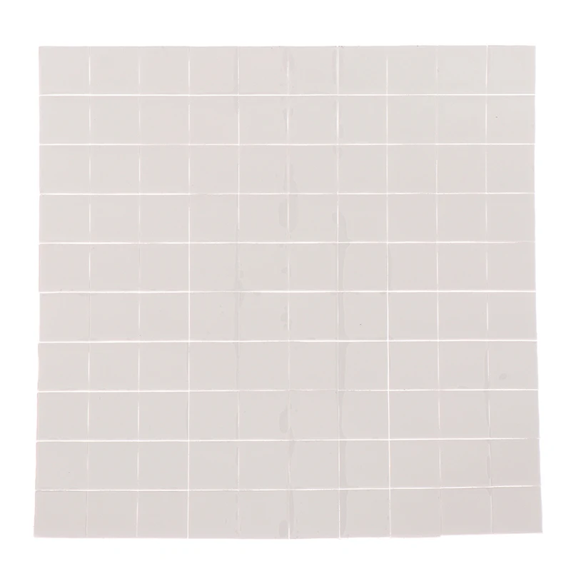 100 ชิ้น 10x10x0.5 มม. แผ่นซิลิโคนนำความร้อนสำหรับ GPU CPU ฮีทซิงค์ระบายความร้อน