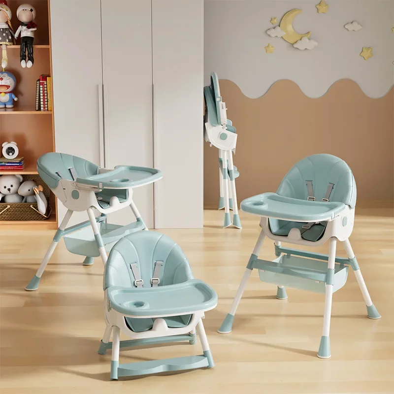 Baby Dining Chair Wholesale Adjustable Child Table Chair Baby Chair Bb Stool Can Lie Down Baby Dining Table Portable