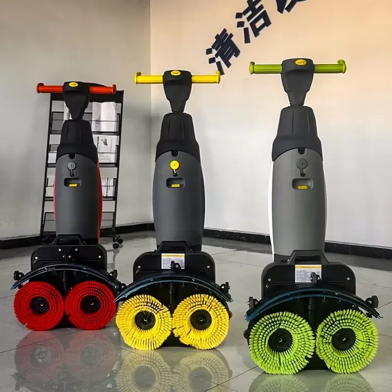High Quality Home Dust Cleaning Floor Scrubber Machine Battery Walk Behind Vacuum Floor Scrubber