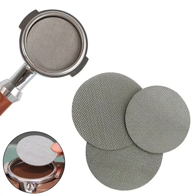 

2PCS Coffee Making Filter Stainless Steel Coffee Making Filter Mesh Reusable Coffee Filter Basket Espresso Machine Accessories