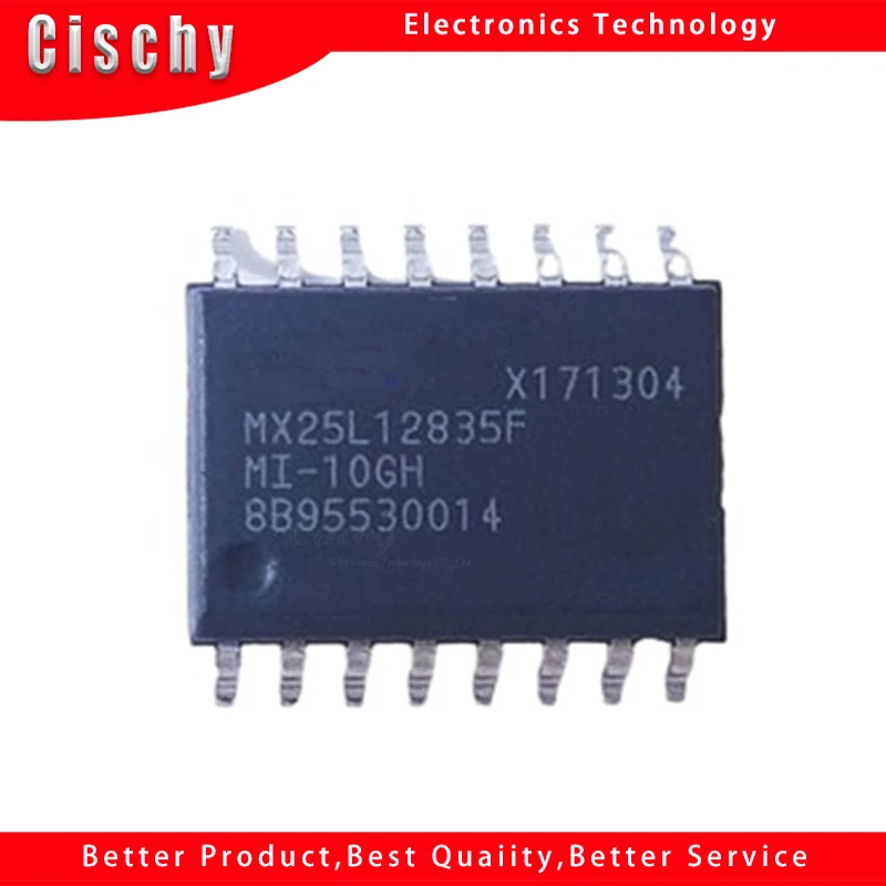 5pcs/lot MX25L12835FMI MX25L12835FMI-10G MX25L12835F 2.7V-3.6V