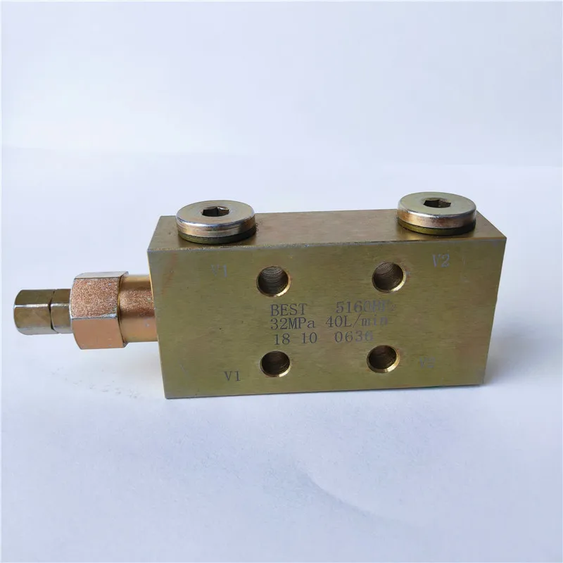 Two Way Hydraulic Lock Cylinder Outrigger Lifting Pressure Retaining Balance Valve Mechanical Equipment Accessories