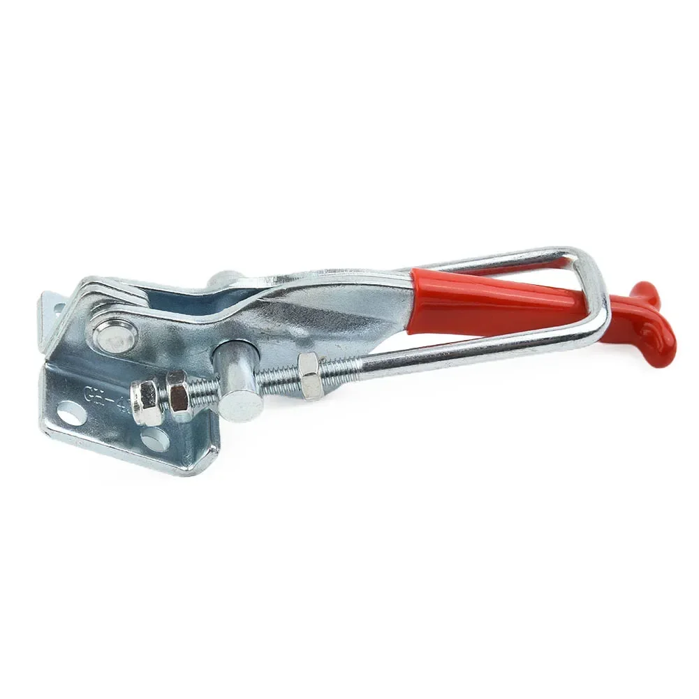 

Equipment Toggle Clamp Workshop GH-421 GH-431 Easy To Install Exquisite Galvanized Iron Red Silver Woodworking 1 Piece