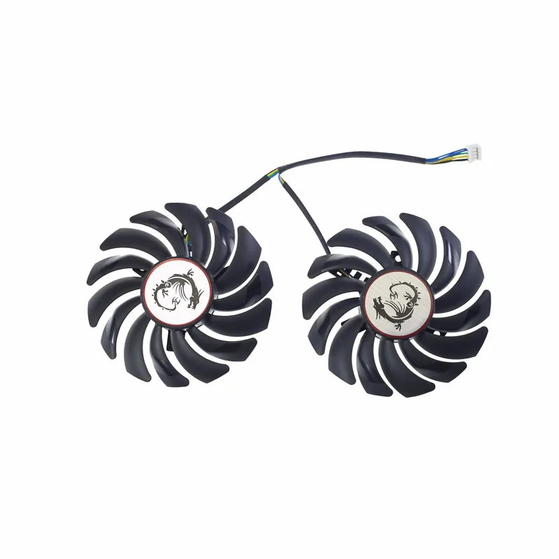PLD09210S12HH GTX1050 Ti Cooler fan For GeForce MSI GTX 1050 1050Ti GAMING X wentylator karty graficznej — zdjęcie 2