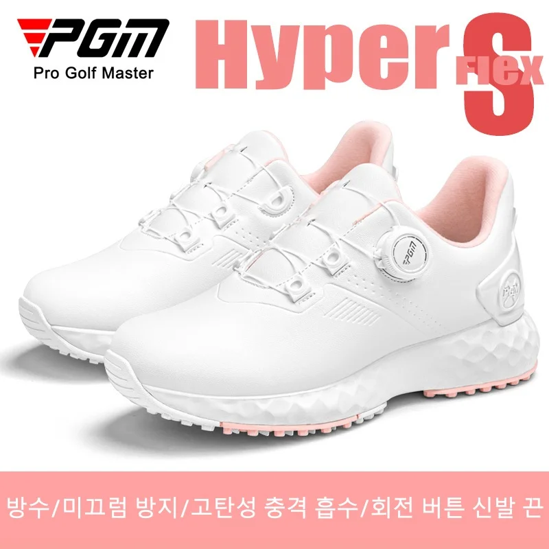 

PGM XZ419 Golf Shoes Women's Summer Waterproof Women's Shoes Anti slip Sports Shoes Women's Height Increasing Shoes