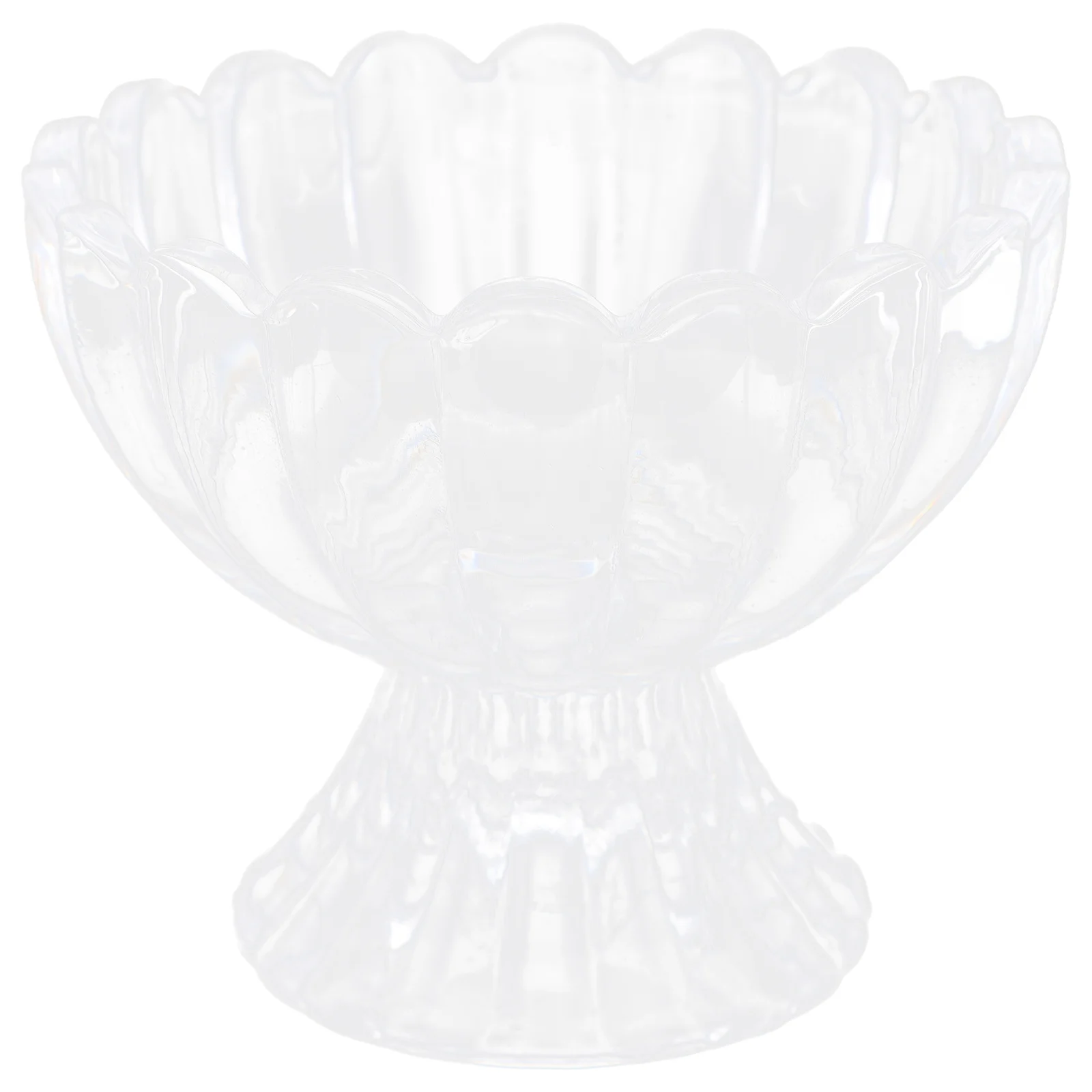 

6 шт., прозрачные десертные чашки на ножках, стеклянные миски для мороженого, пудинг, вечерние, свадебные, домашние миски для мороженого, стеклянные чашки для десерта