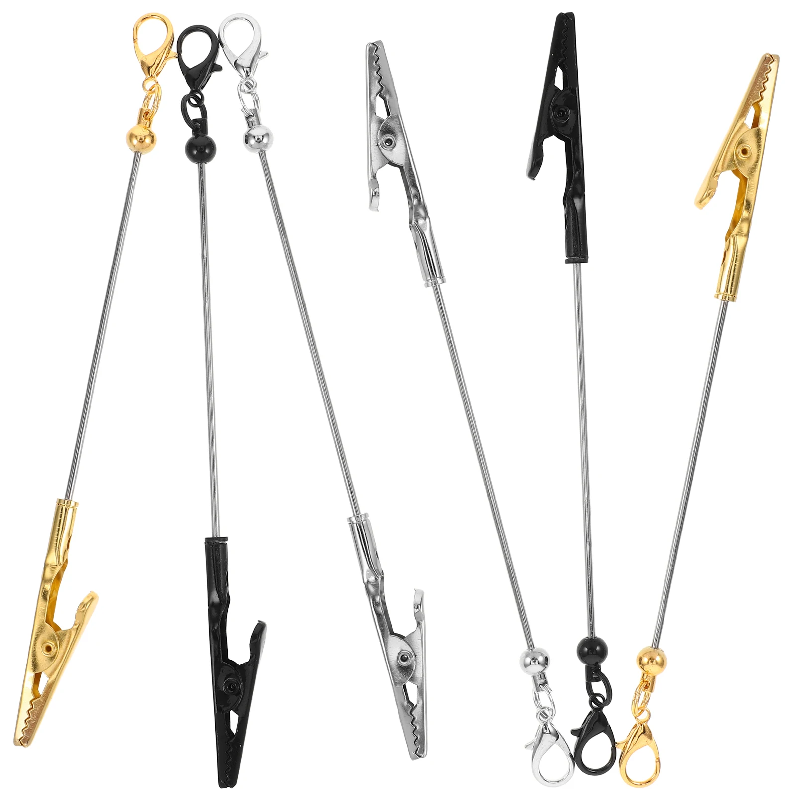 6 قطعة مشبك معدني متعدد الوظائف حامل مذكرة الصور حاملي بطاقات الأعمال مفتاح سلسلة