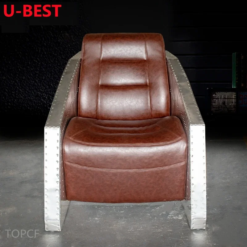 U-Best Retro Style  Aviator Club Chair Lazy Sofa Divani Kanepe Bankstel Hoekbank Sofy Salon Meuble Furniture Living Room