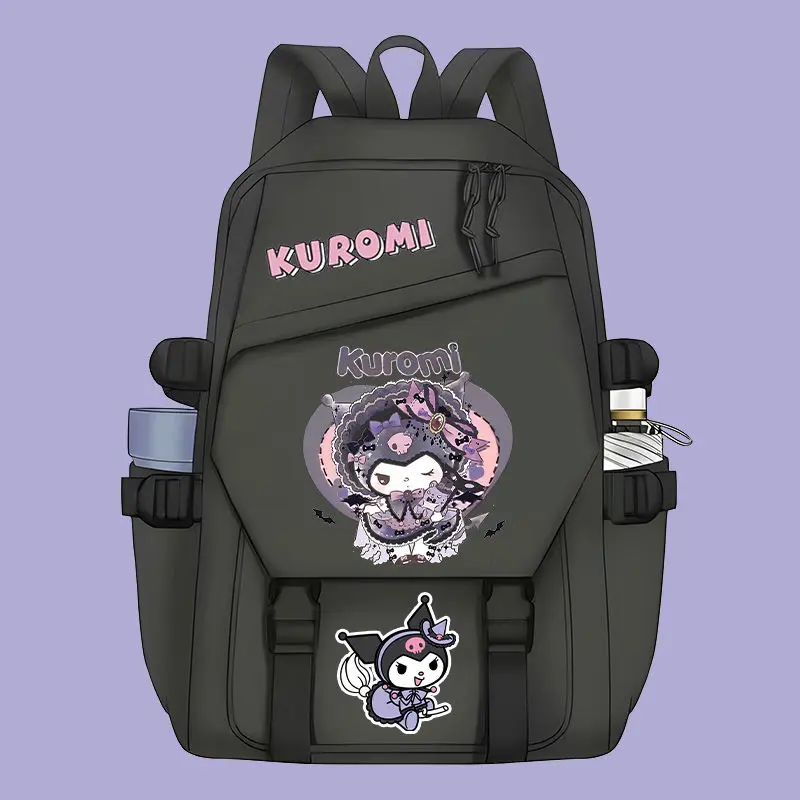 Backpack Sanrio Kuromi Cartoon Multi-Functional Schoolbag Girls'large Capacity Good-Looking Backpack Student Campus Backpack